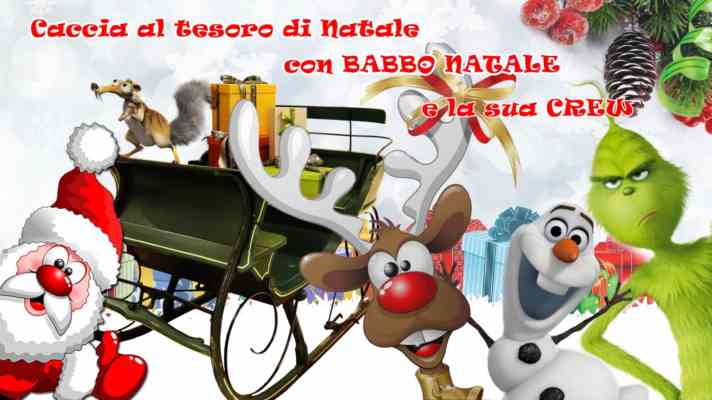 Immagini Di Natale Con Babbo Natale.Caccia Al Tesoro Di Natale Con Babbo Natale E La Sua Crew Roma 2019