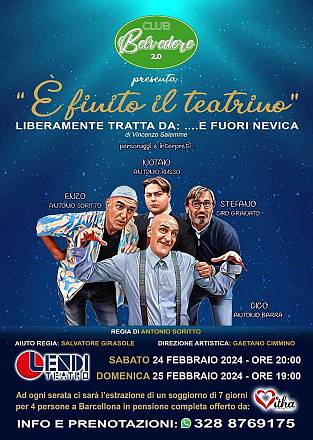 E’ finito il teatrino