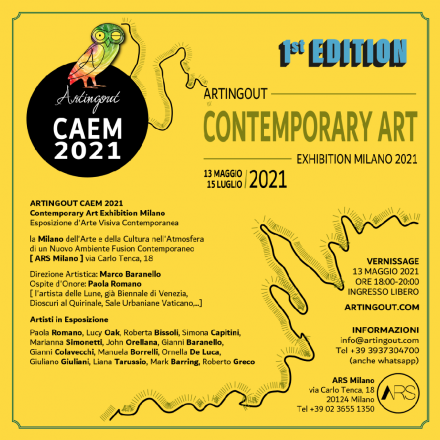 Artingout caem 2021 - contemporary art exhibition milano