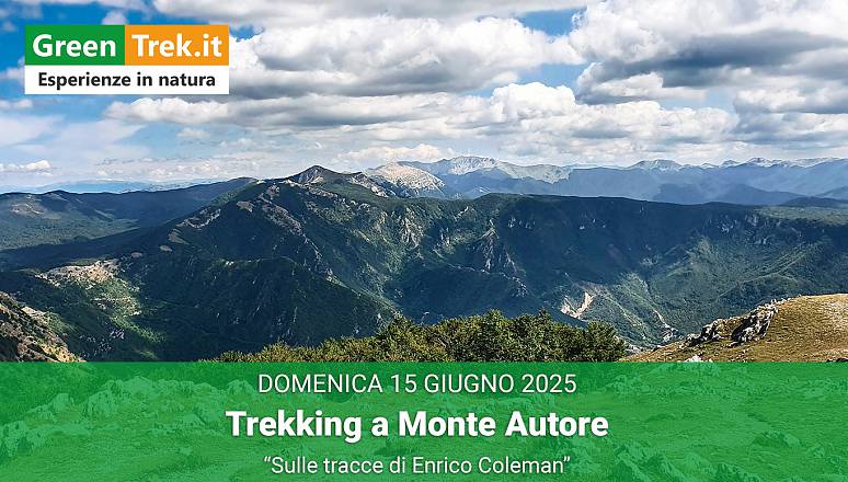 Trekking a monte autore - sulle tracce di enrico coleman