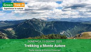 Trekking a monte autore - sulle tracce di enrico coleman