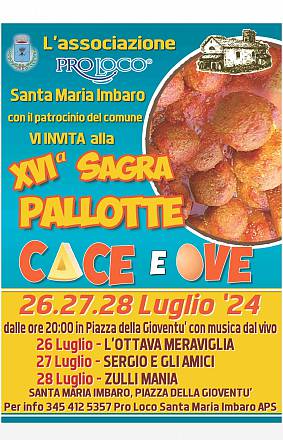 Sagra pallotte cace e ove