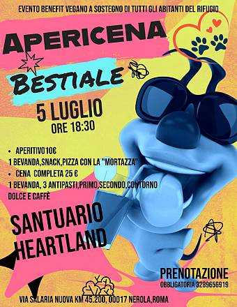 Apericena bestiale: una sera di mezza estate a heartland