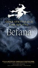 Cena spettacolo con delitto la notte della befana