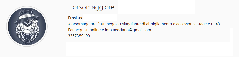 Gran balôn dal 1985 mercato abbigliamento vintage lorsomaggiore
