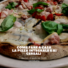 Come fare a casa la pizza integrale e ai cereali