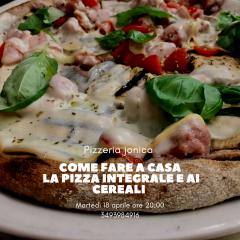 Come fare a casa la pizza integrale e ai cereali 