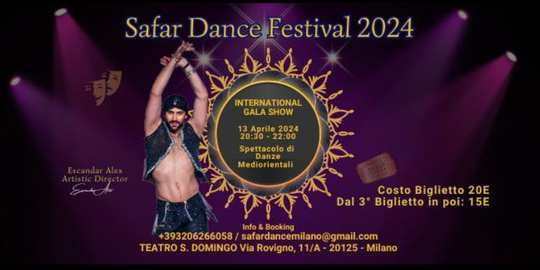 Safar dance festival: un viaggio incantato nella danza del medio oriente