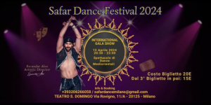 Safar dance festival: un viaggio incantato nella danza del medio oriente