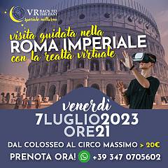 Tour di roma imperiale al tramonto con i visori vr