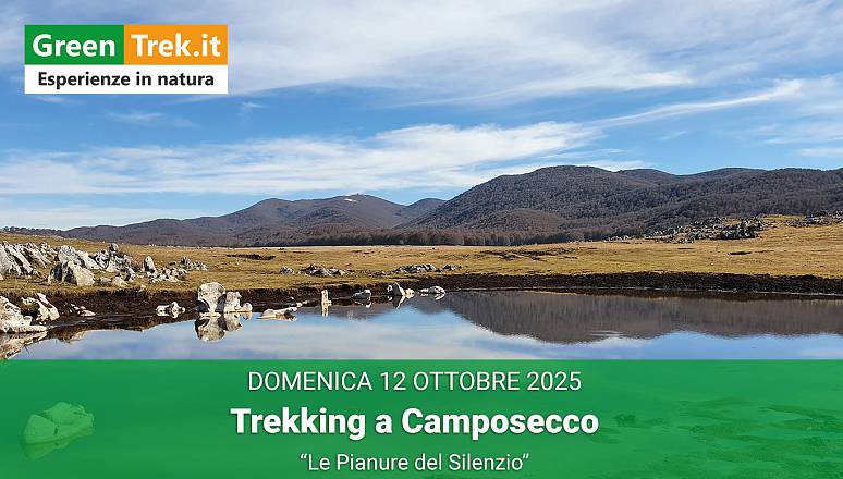 Trekking a camposecco - le pianure del silenzio
