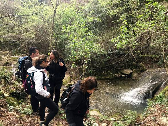La riserva di caselli e le cascate dello sterza