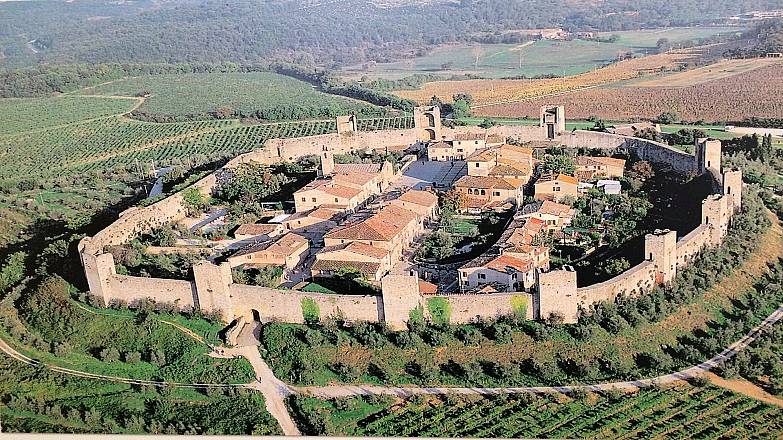 La via francigena di monteriggioni