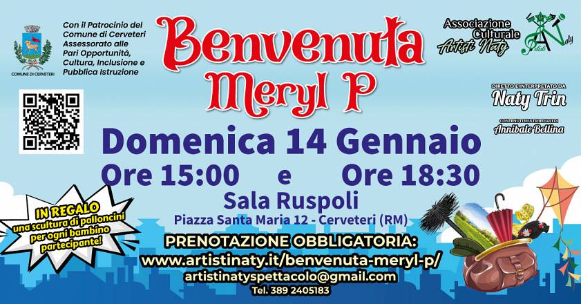 Benvenuta meryl p - spettacolo teatrale