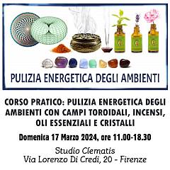 Pulizia energetica degli ambienti: con campi toroidali, incensi, oli essenziali e cristall