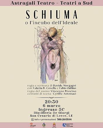 In scena alla distilleria de giorgi “schiuma o l’incubo dell’ideale