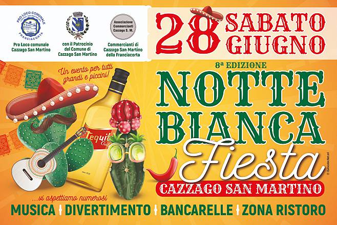 Notte bianca in franciacorta a cazzago san martino