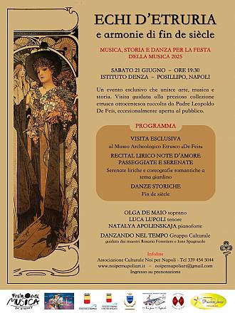 Echi d’etruria e armonie fin de siècle musica, danza e storia per la festa della musica 2025