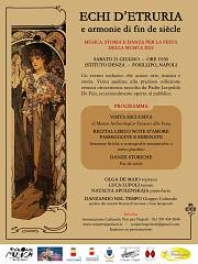 Echi d'etruria e armonie fin de sie'cle musica, danza e storia per la festa della musica 2