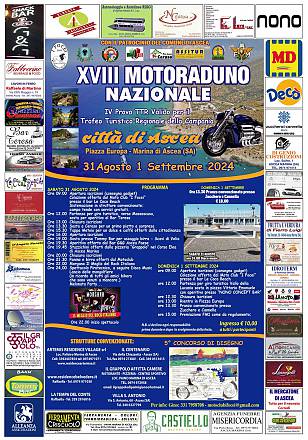 Xviii motoraduno citta’ di ascea edizione 2024 trofeo turismo sud