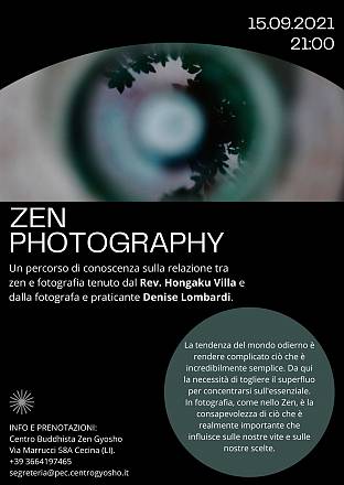  presentazione gratuita corso “zen photography