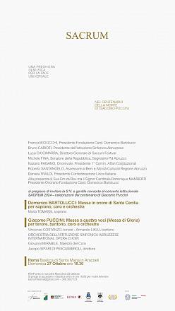 Sacrum festival - centenario pucciniano