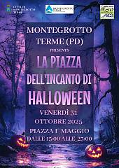 La piazza dell'incanto di halloween