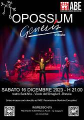 Concerto  the sands of time – opossum live  tributo ai genesis per i bambini dell'ospedale
