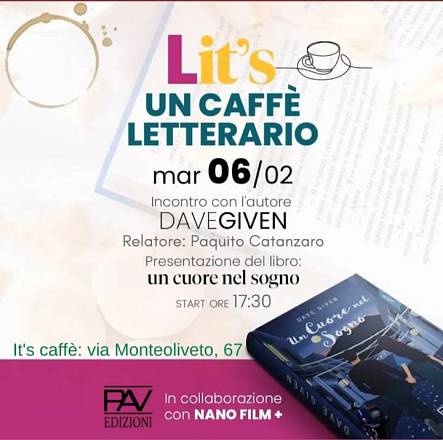 Presentazione del romanzo un cuore nel sogno di dave given