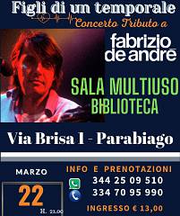 Concerto tributo a fabrizio de andre'