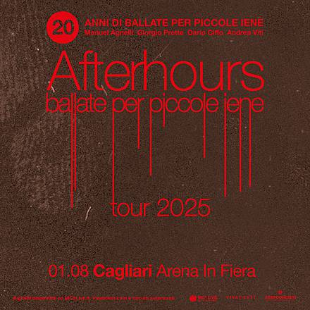 A cagliari gli afterhours festeggiano i 20 anni di “ballate per piccole iene