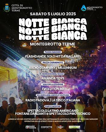 Notte bianca montegrotto terme