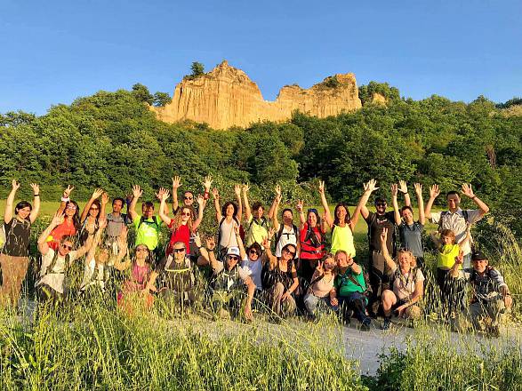 Family trek tour delle balze del valdarno