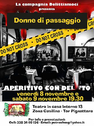 Aperitivo con delitto donne di passaggio