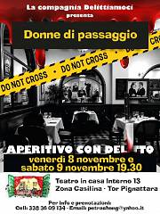 Aperitivo con delitto donne di passaggio