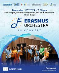 L'orchestra erasmus all'auditorium di roma celebra i valori europei