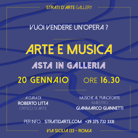 Arte e musica - asta opere d'arte