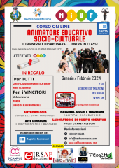 Animatore educativo socio-culturale -  il carnevale di saponara ….. entra in classe
