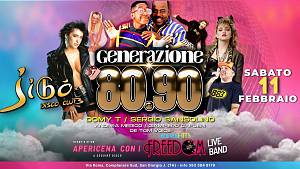 Sab 11 febbraio - generazione 80-90 / jibo' disco club @ san giorgio j.