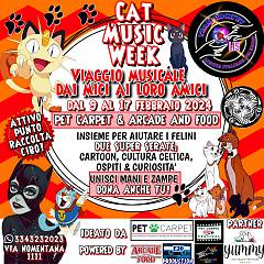Arriva lo show cat music week, viaggio musicale dai mici ai loro amici ideato con l'arrivo