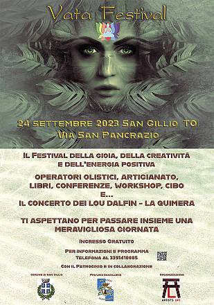 Vata festival - il festival della gioia, creatività ed energia positiva