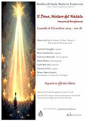 Il dono, mistero del natale concerto di beneficenza vincenzo zito organista