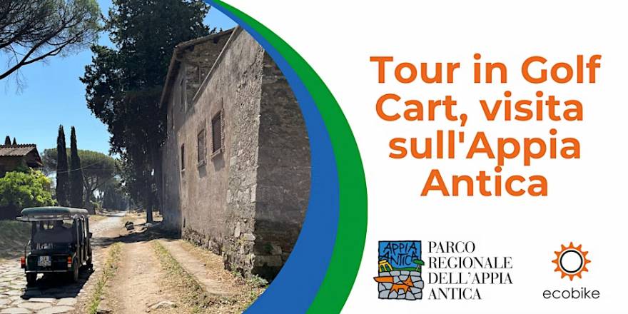 Tour in golf cart, visita sull'appia antica