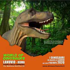 World of dinosaurs - tornano i dinosauri vicino roma a lanuvio e ci rimarranno per tutta l