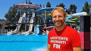 Giornata mondiale degli oceani.  la federazione italiana nuoto con massimiliano rosolino a