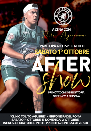 Clinic tolito aguirre al grifone padel