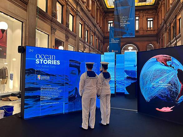 Oceans stories, the italian navy exhibition alla galleria alberto sordi dal fino al 14 settembre