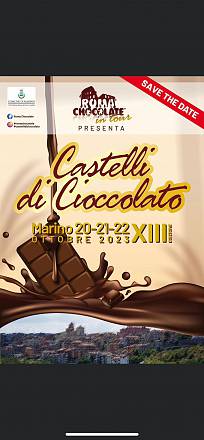 Dal 20 al 22 ottobre 2023 a marino per i “castelli di cioccolato.