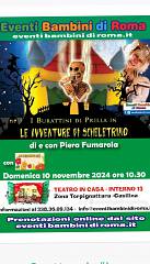 Spettacolo di burattini le avventure di scheletrino