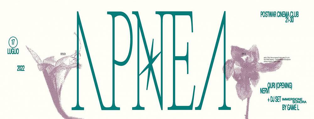 Controtempi – itinerari sonori – propone apnea